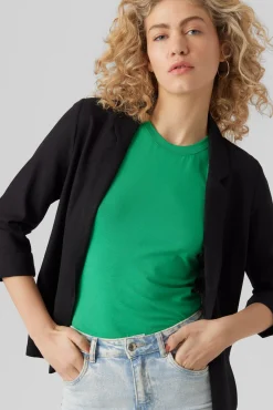 Blazer de mujer abierta con solapa