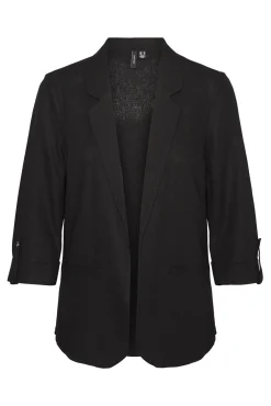 Blazer de mujer abierta con solapa