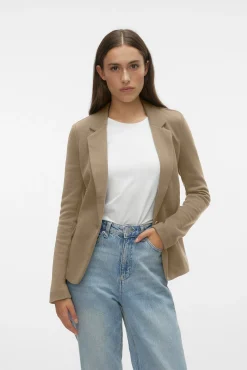 Blazer de mujer manga larga con bolsillos