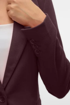 Blazer de mujer manga larga con bolsillos