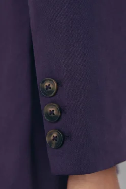 Blazer regular fit morada