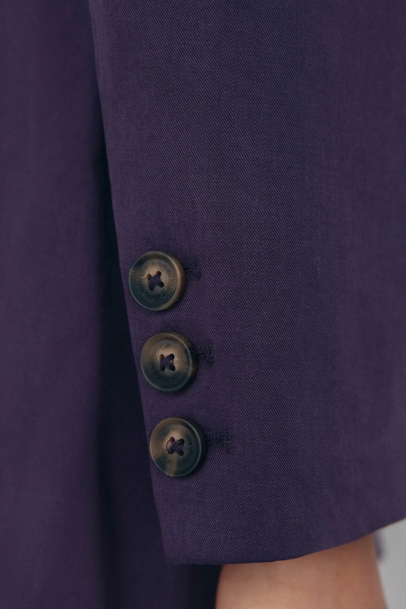 Blazer regular fit morada