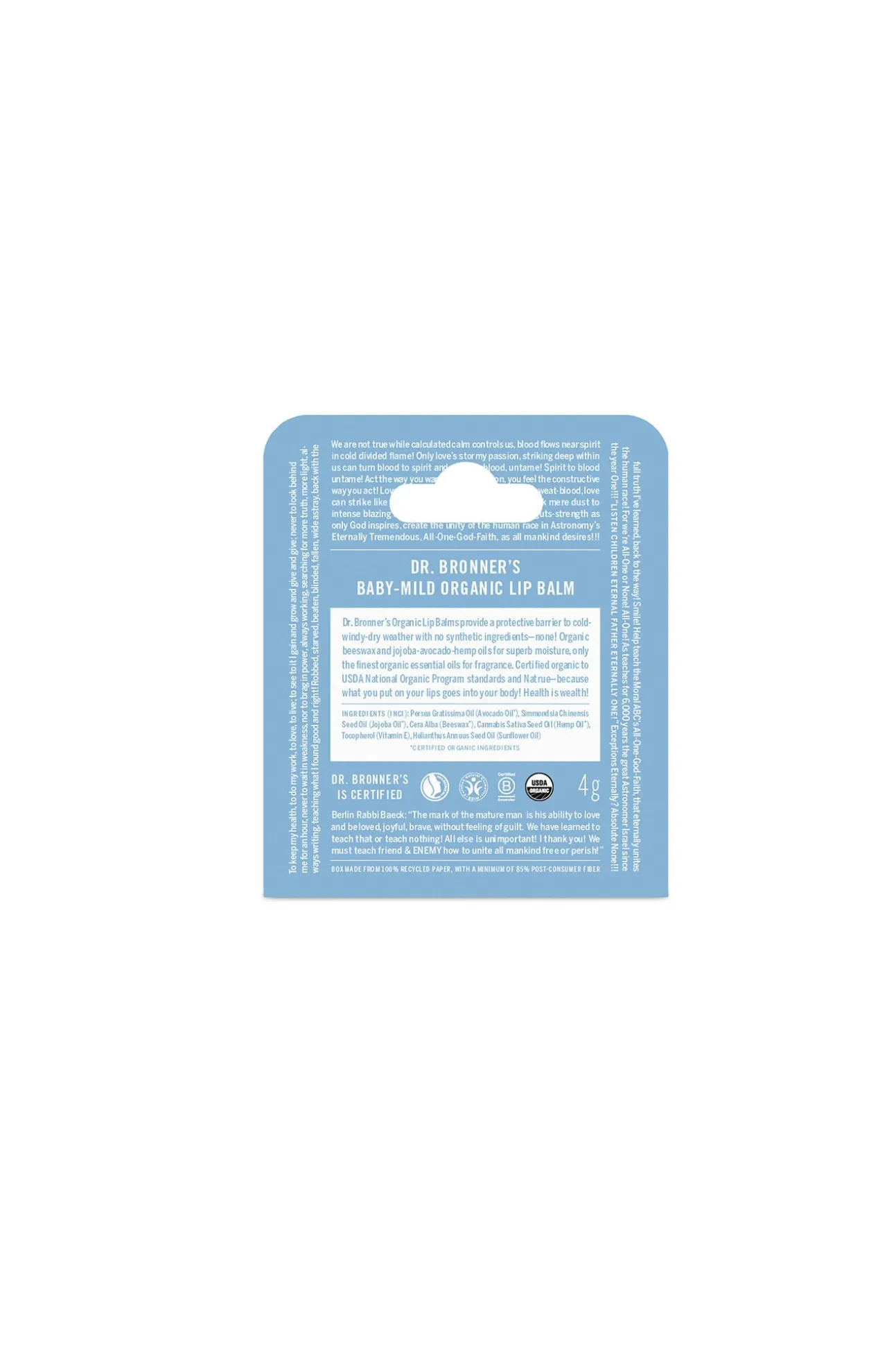 Bálsamo labial orgánico