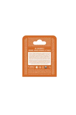 Bálsamo labial orgánico "Naranja-Jenjibre"