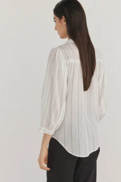 Blusa amplia rayas