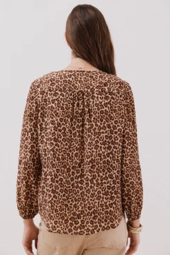 Blusa cuello redondo