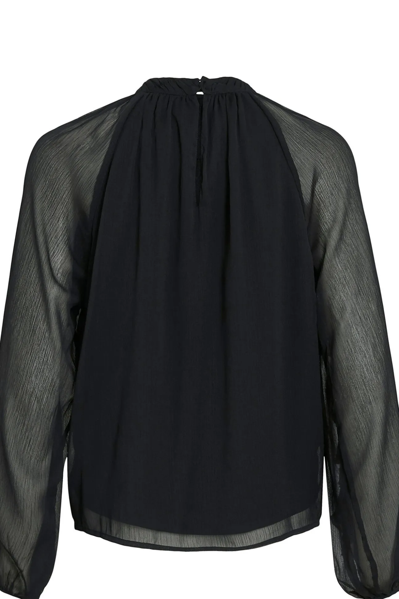 Blusa de gasa con volantes