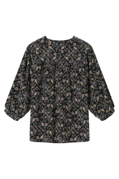 Blusa de manga larga estampada