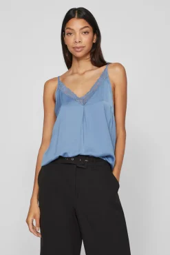 Blusa de tirantes ajustables fluida