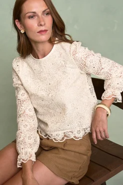 Blusa encaje ferrara