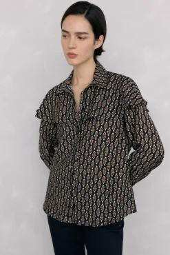 Blusa estampada capa