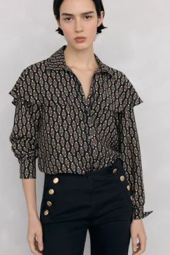 Blusa estampada capa