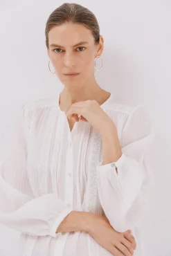 Blusa fornitura encaje