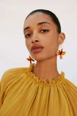 Blusa frunces fluida