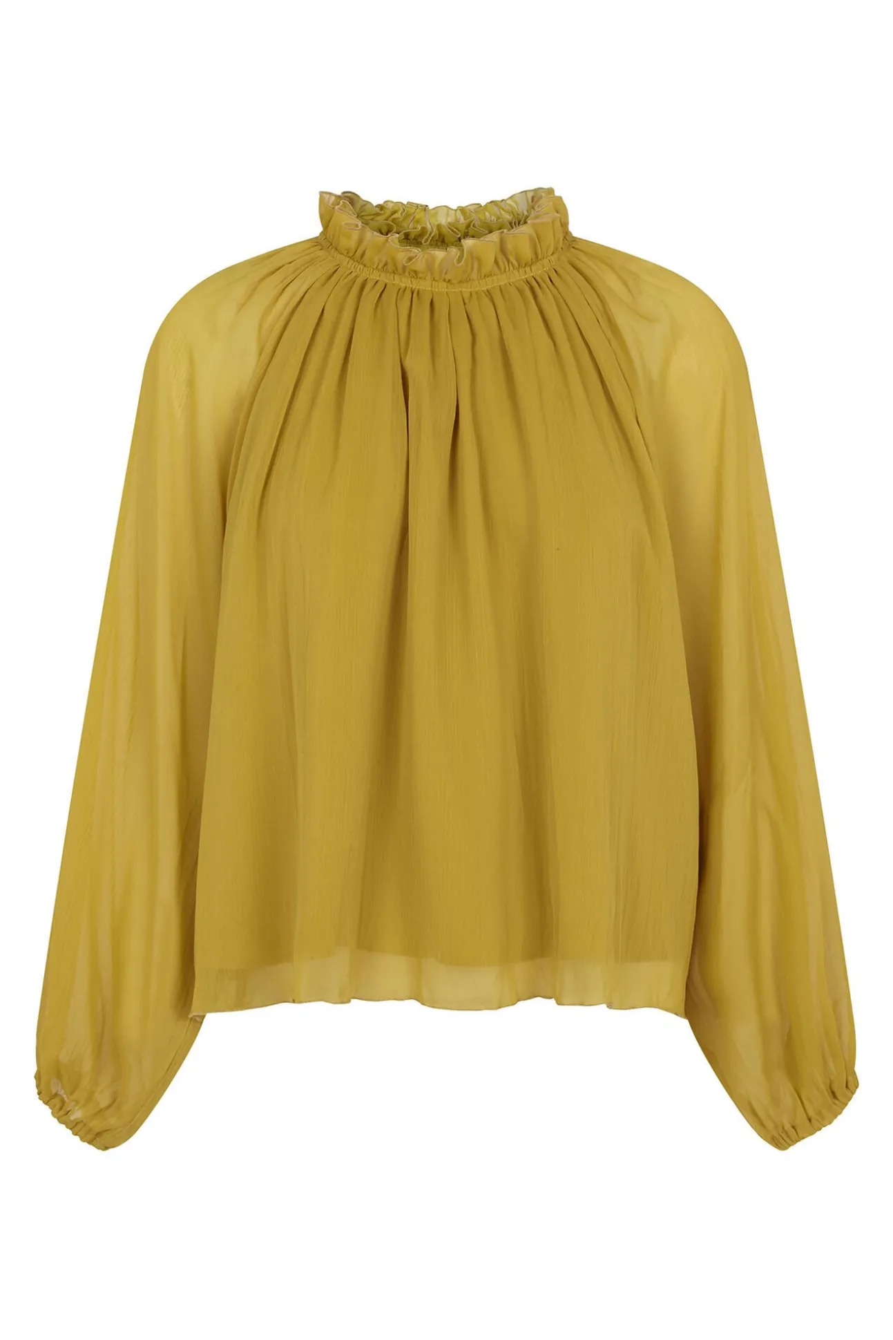 Blusa frunces fluida