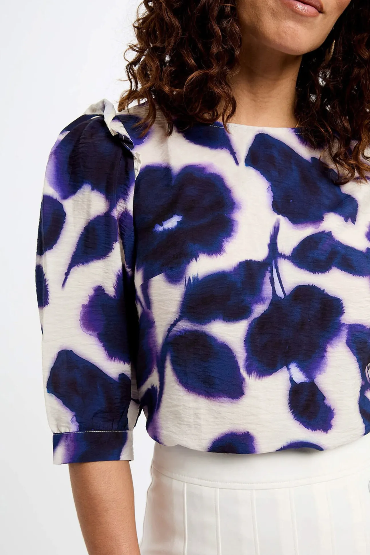 Blusa manga 3/4 estampada