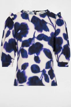 Blusa manga 3/4 estampada