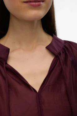 Blusa manga de volantes