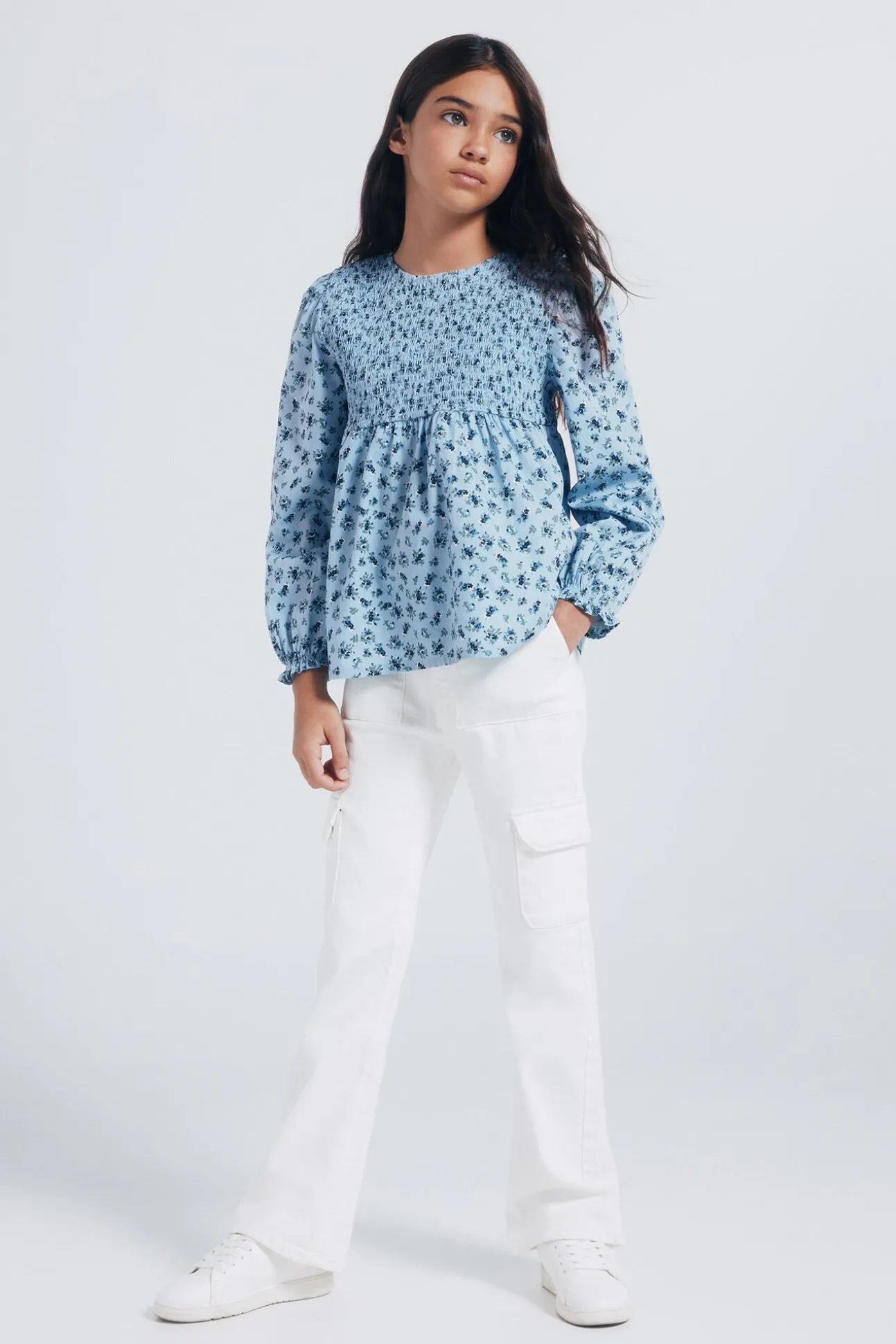 Blusa manga larga niña