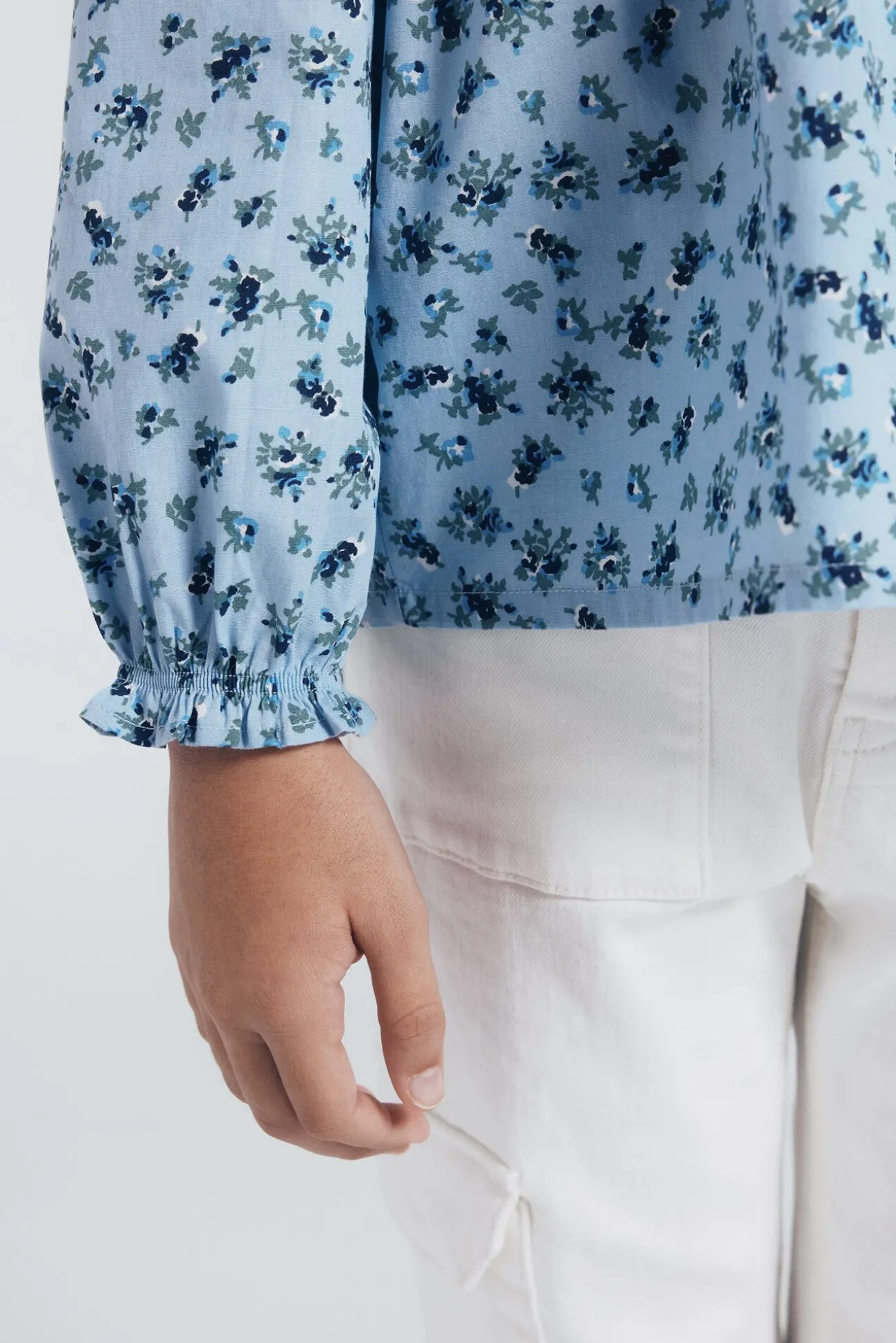 Blusa manga larga niña