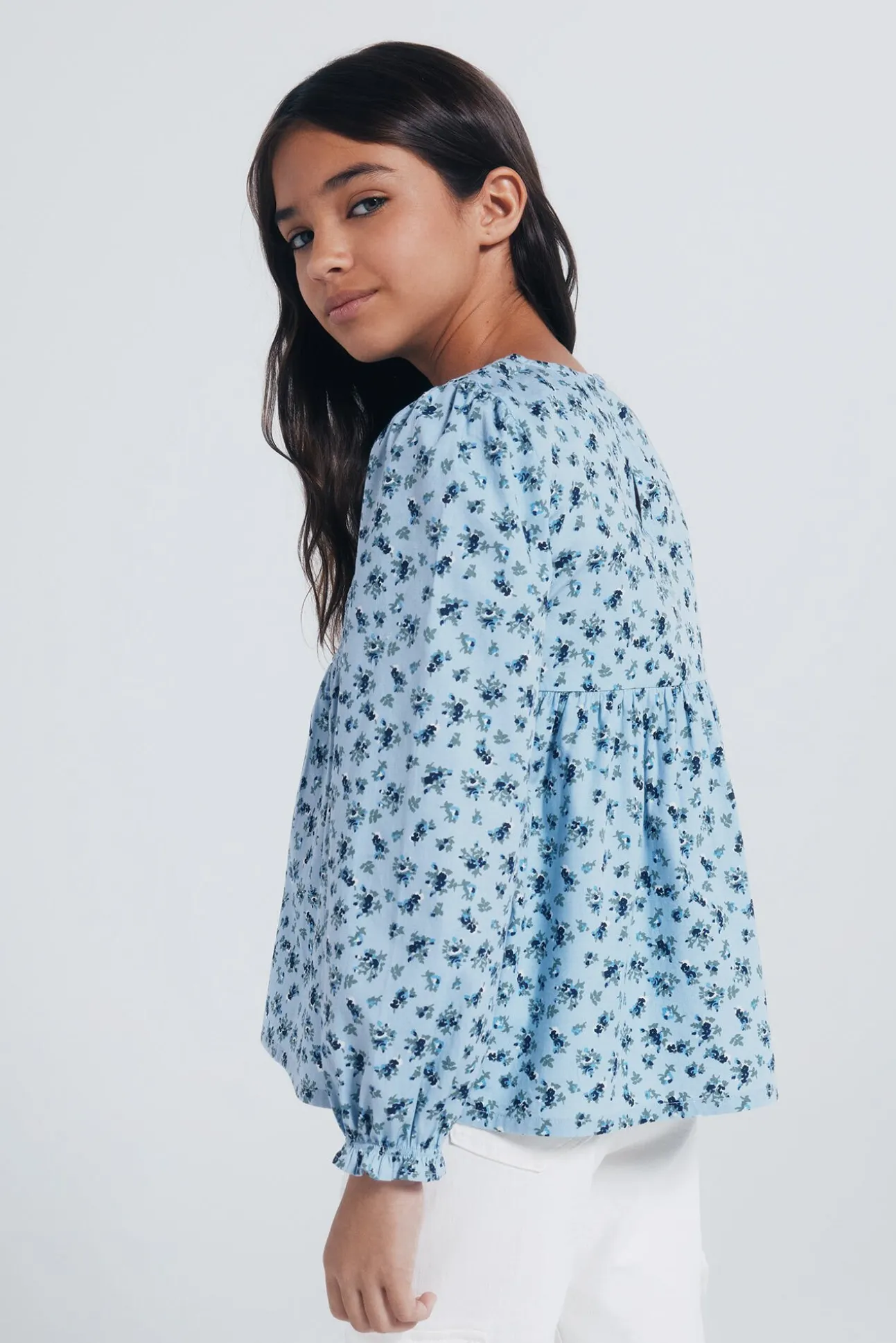 Blusa manga larga niña