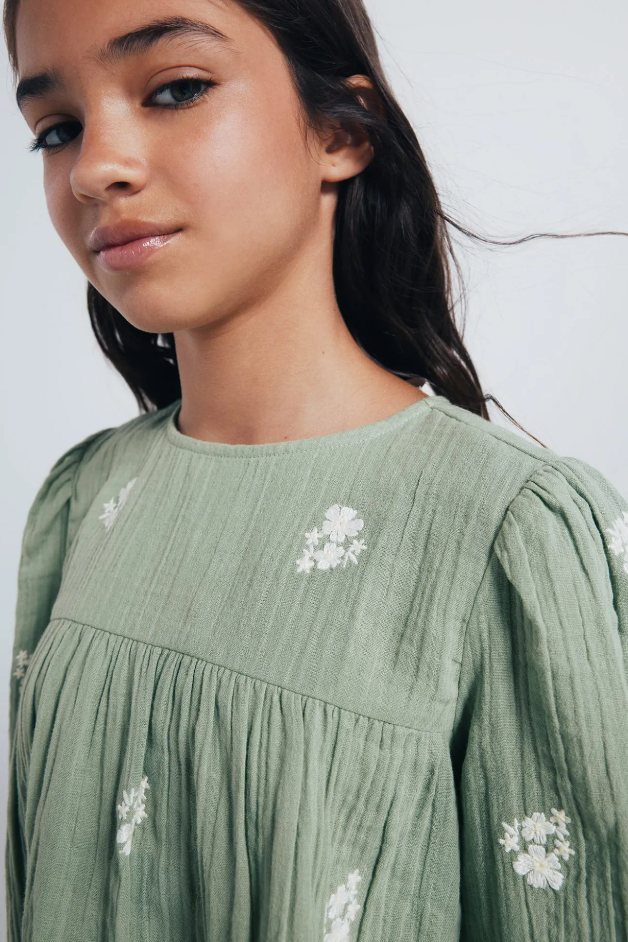 Blusa manga larga niña