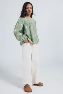 Blusa manga larga niña