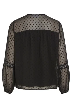 Blusa manga larga plumeti