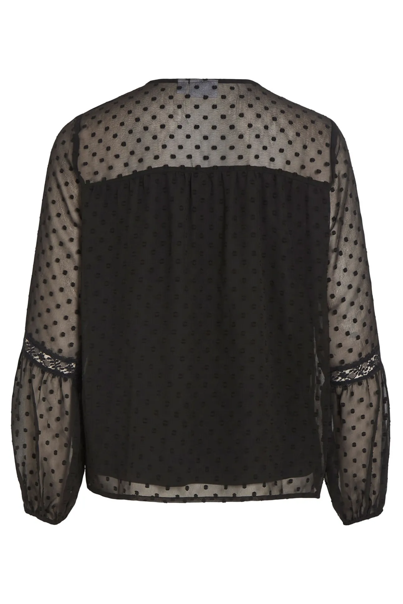 Blusa manga larga plumeti