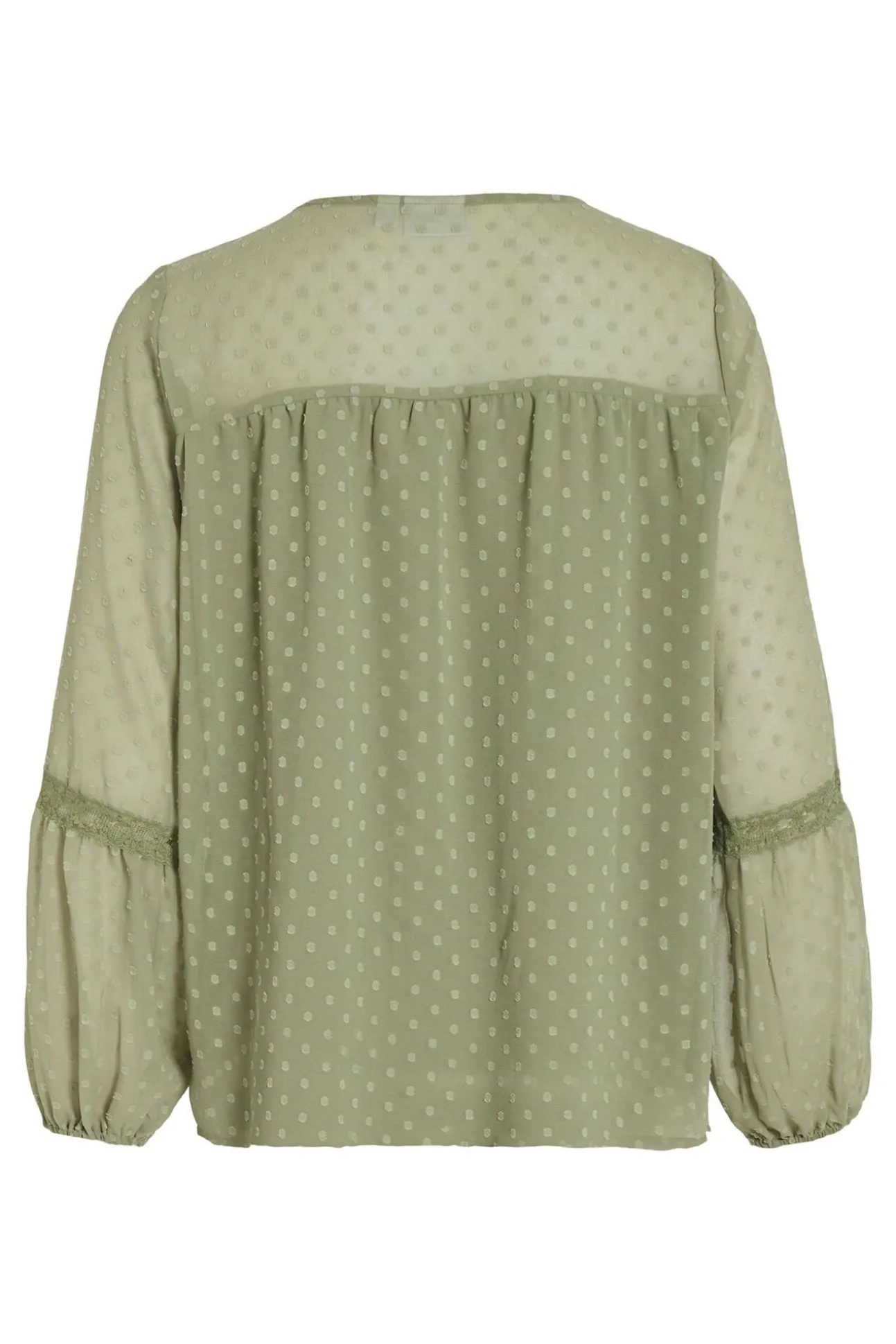 Blusa manga larga plumeti