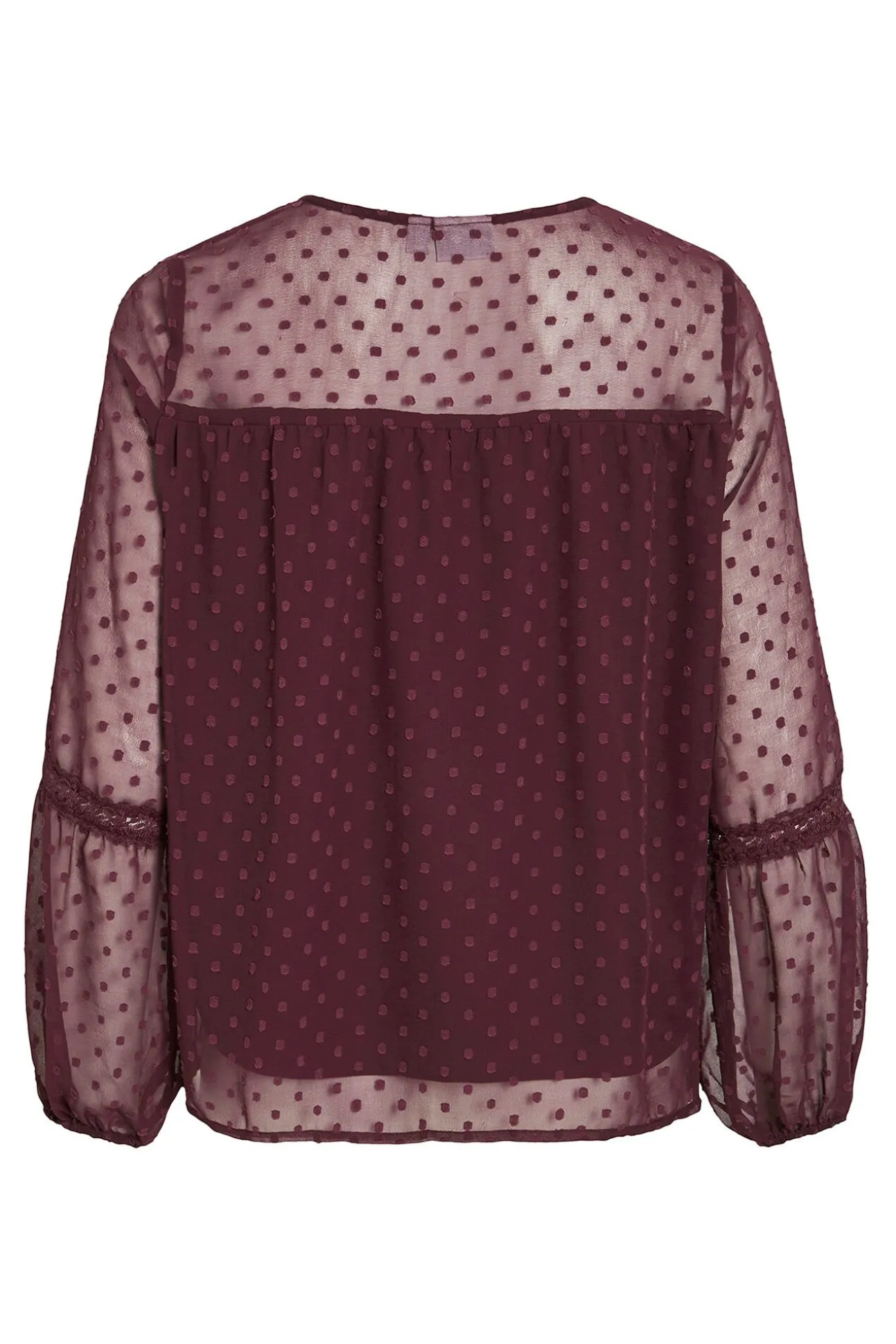 Blusa manga larga plumeti