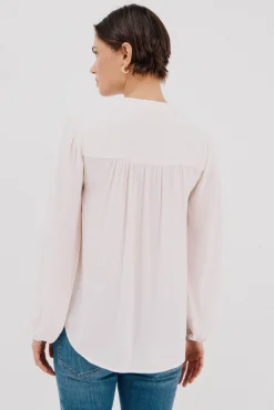 Blusa satinada fluida