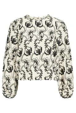 Blusa tejido bordado