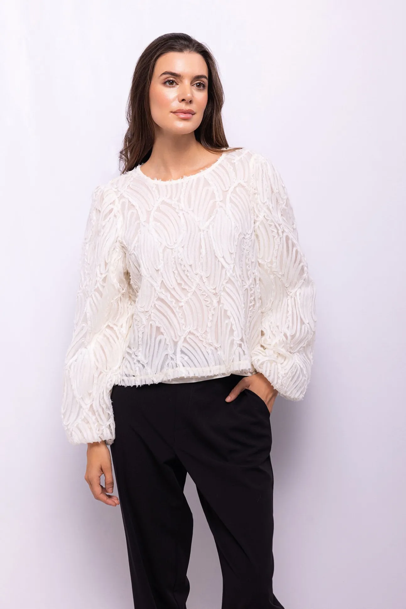 Blusa tejido textura