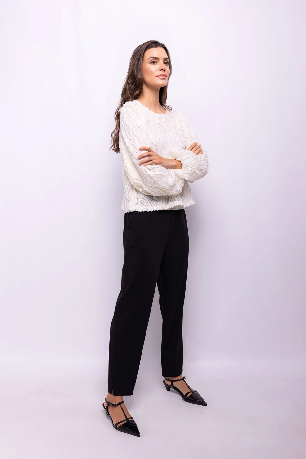 Blusa tejido textura