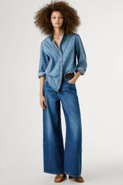 Blusa vaquera regular