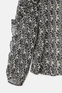 Blusa volantes estampado