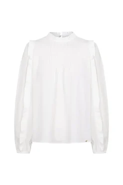 Blusa volantes puntilla