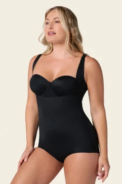 Body faja moldeador de aspecto invisible en glúteos