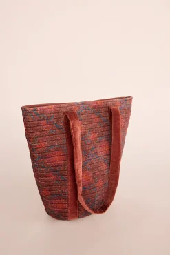 Bolso acolchado de terciopelo