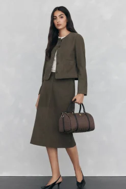 Bolso bowling jacquard