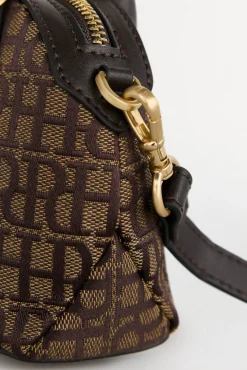 Bolso bowling jacquard mini