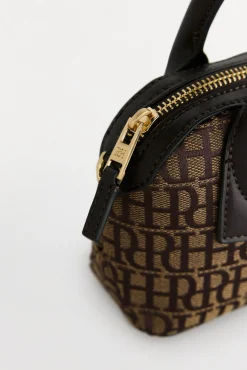 Bolso bowling jacquard mini