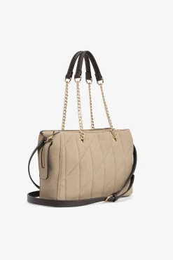 Bolso City Efecto Gamuza Acolchada