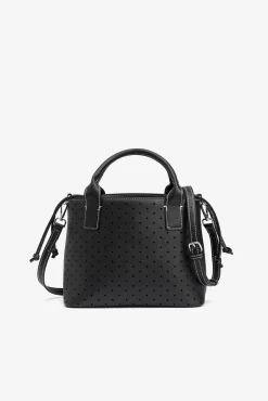 Bolso city efecto piel perforada