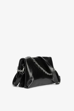 Bolso con Efecto Piel y Cadena