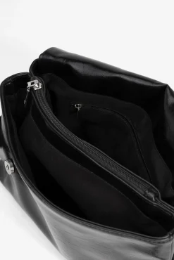 Bolso con Efecto Piel y Cadena