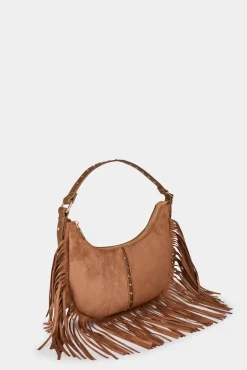 Bolso de flecos de ante