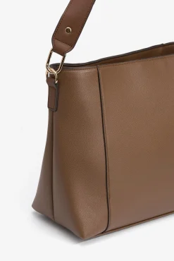 Bolso de Hombro Efecto Piel