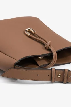 Bolso de hombro efecto piel